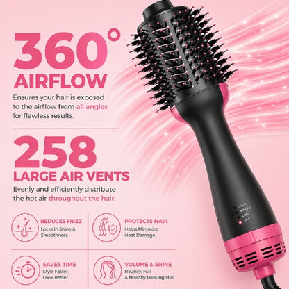 One Step Hot Air Brush (Dryer + Styler)