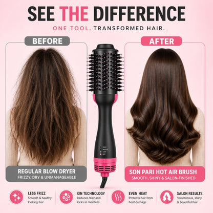 One Step Hot Air Brush (Dryer + Styler)